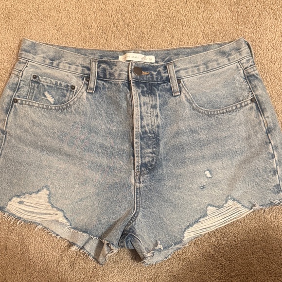 Altar'd State Pants - Altar’d state Distressed Denim Shorts